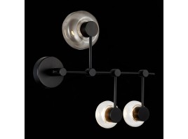 SL6005.401.03 Светильник настенно-потолочный ST-Luce Черный/Дымчатый, Прозрачный LED 3*3W 3000K