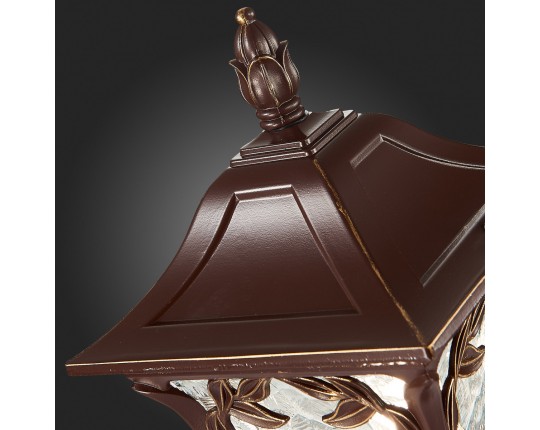 SL083.705.01 Светильник уличный наземный ST-Luce Кофейный/Кофейный, Прозрачный E27 1*60W