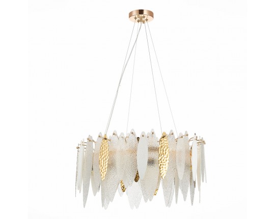 SL1224.203.08 Люстра подвесная ST-Luce Золотистый/Прозрачный, Белый E14 8*60W