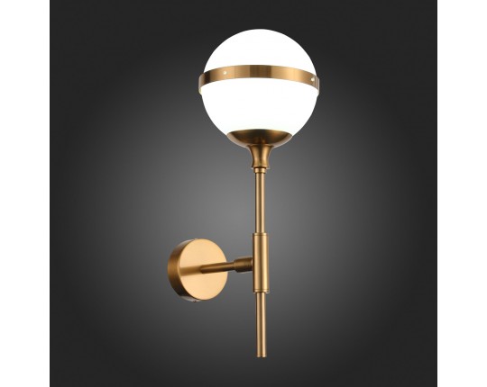 SL1157.301.01 Светильник настенный ST-Luce Бронза/Белый E14 1*40W