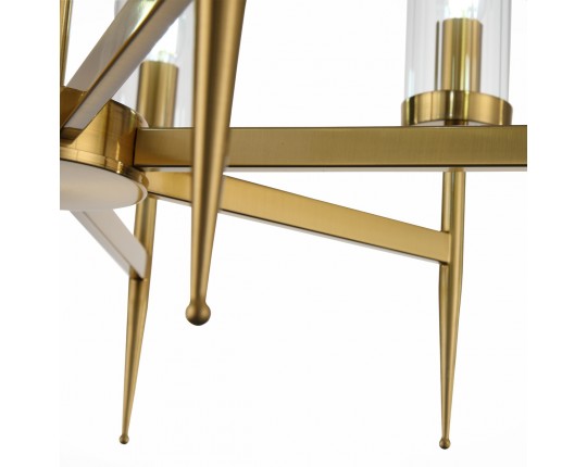 SL1159.303.07 Люстра подвесная ST-Luce Латунь/Латунь, Прозрачный E14 7*60W