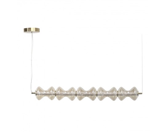 SL6136.243.01 Светильник подвесной ST-Luce золото/коньячный LED 1*28W 3000K