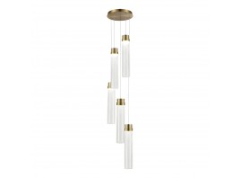 SL6236.303.05 Светильник подвесной ST-Luce Латунь/Прозрачный LED 5*12W 4000K
