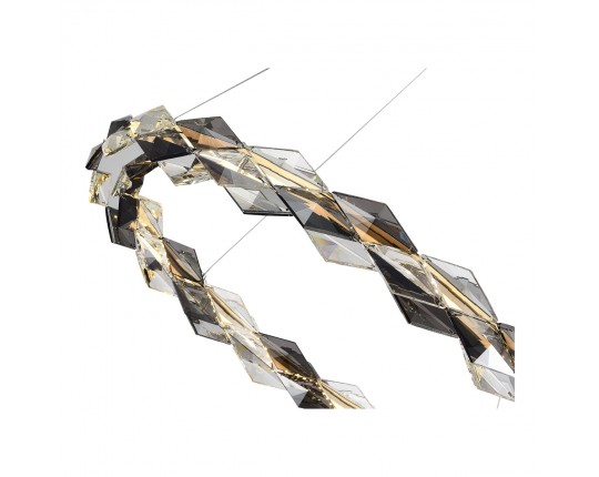 SL6009.103.01 Люстра подвесная ST-Luce Хром/Прозрачно-Дымчатый LED 1*30W 3000K