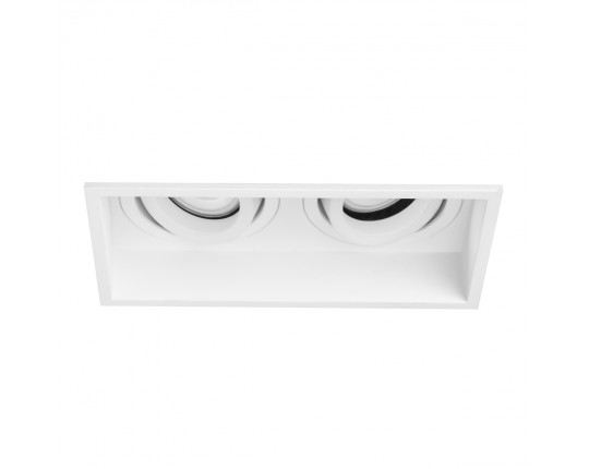 ST261.518.02 Св-к встр. Белый GU10 2*50W IP20 L91,5xW17,2xH5,2 220V Без ламп