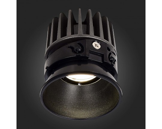 ST851.438.07 Светодиодный модуль Черный LED 1*7W 3000K 560Lm Ra>90 36° IP20 D69xH75 220-240V(глянец)