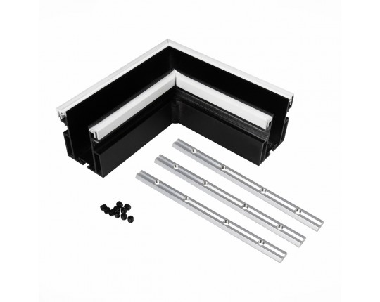 ST003.479.01 Угол-соединитель для профиля SKYLINE 48 с демпф. системой ST-Luce Черный