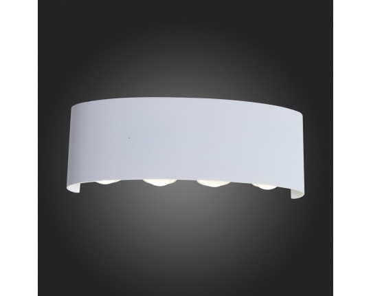 SL089.501.08 Светильник уличный настенный ST-Luce Белый кварцевый LED 8*1W 4000K