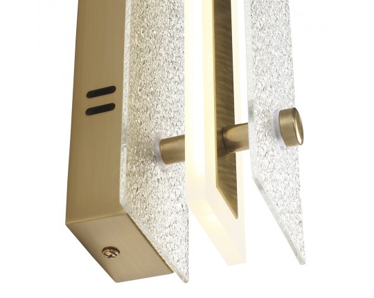 SL6245.201.01 Светильник настенный ST-Luce золотистый/Прозрачный LED 1*8W 4000K