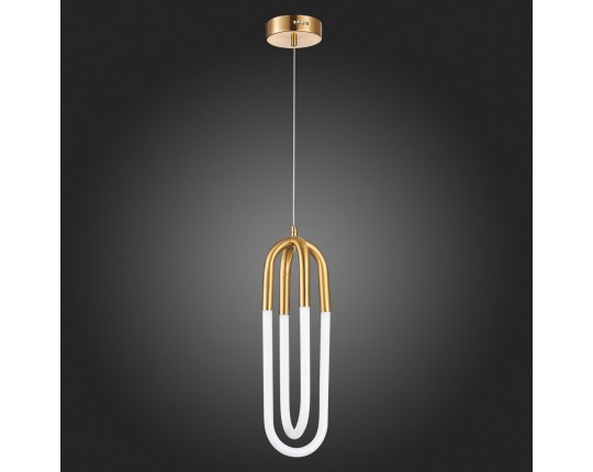 SL1579.303.02 Подвес ST-Luce Латунь/Латунь, Белый LED 2*14W 3000K