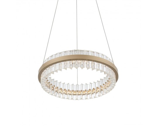 SL383.203.01 Светильник подвесной ST-Luce Золотистый/Золотистый, Прозрачный LED 1*34W 3000K