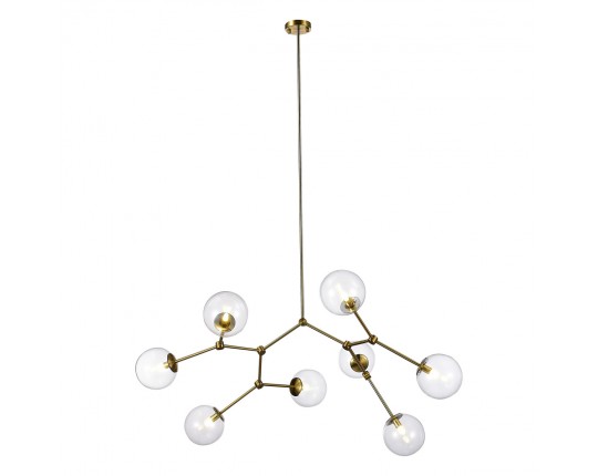 SL1506.203.08 Люстра подвесная ST-Luce Золотистый/Прозрачный E14 8*40W