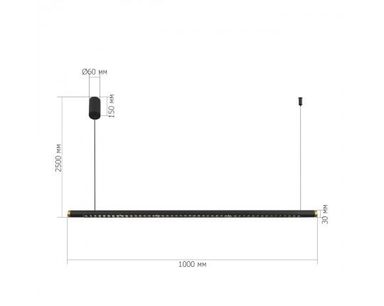 SL6238.403.01 Светильник подвесной ST-Luce черный/черный,латунь LED 1*20W 4000K