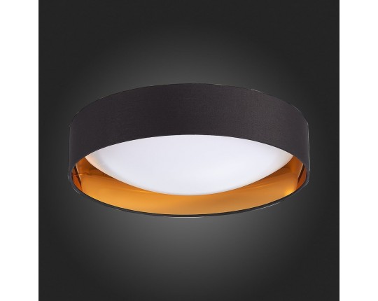SLE201102-01 Светильник потолочный Черный, Золотистый/Белый LED 1*24W 4000K