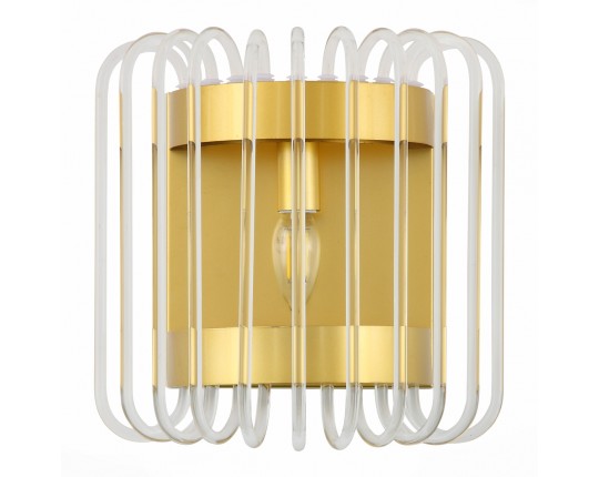 SL1228.201.01 Бра ST-Luce Золотистый/Прозрачный E14 1*40W