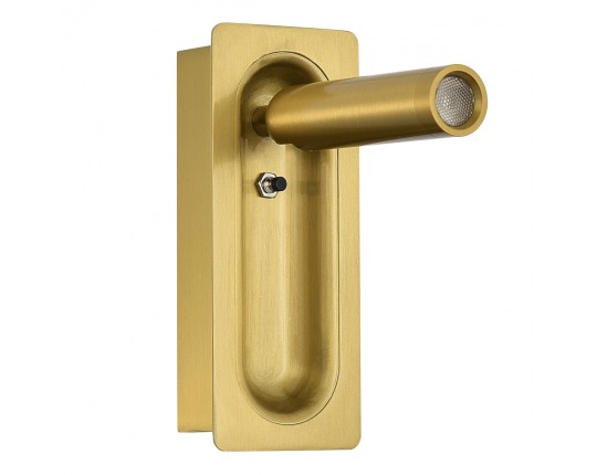 SL6238.301.01 Светильник настенный ST-Luce латунь/латунь LED 1*3W 4000K