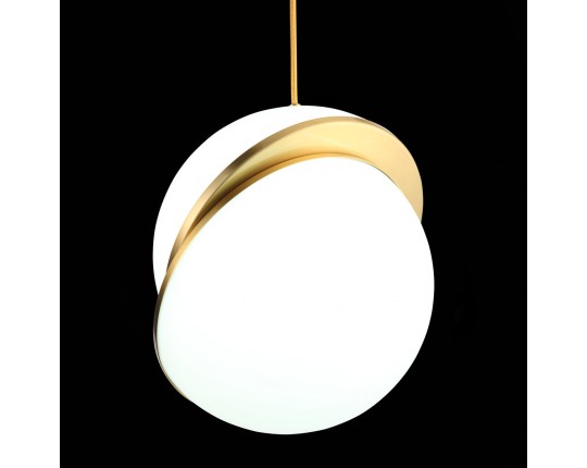 SL1164.313.01 Светильник подвесной ST-Luce Латунь/Белый E27 1*60W