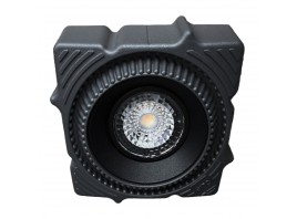 ST753.438.07 Св-к встр. светодиодный в натяжной ПВХ потолок Черный LED 1*7W 3000K 560Lm Ra80 60° IP2