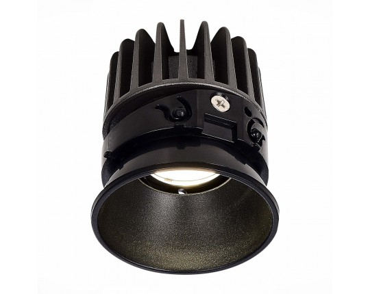 ST851.438.07 Светодиодный модуль Черный LED 1*7W 3000K 560Lm Ra>90 36° IP20 D69xH75 220-240V(глянец)