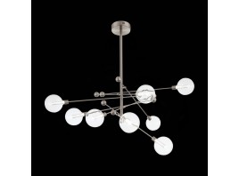 SL377.302.08 Люстра потолочная ST-Luce Никель/Прозрачный LED 8*4,5W 3000K