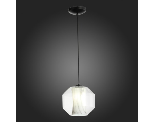 SL1169.113.01 Подвес ST-Luce Черный/Прозрачный, Белый E27 1*40W