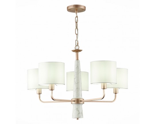 SL1163.203.05 Светильник подвесной ST-Luce Матовое золото/Белый E14 5*40W