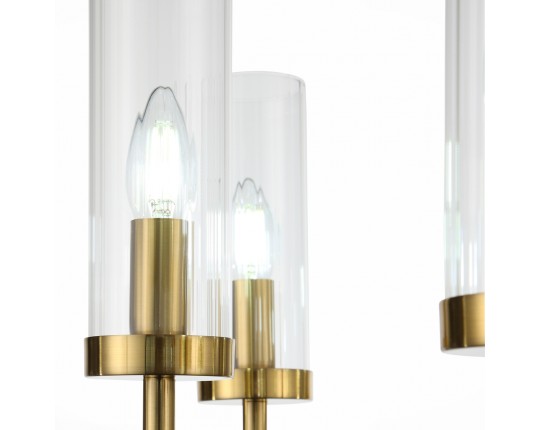 SL1159.303.07 Люстра подвесная ST-Luce Латунь/Латунь, Прозрачный E14 7*60W