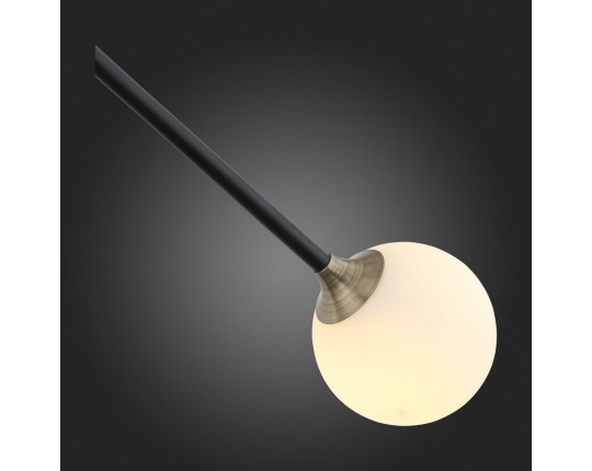 SL429.403.02 Светильник потолочный ST-Luce Черный, Золото/Белый G9 2*5W