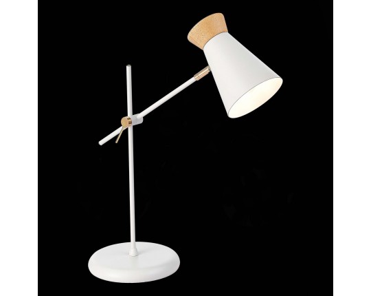 SLE1252-504-01 Прикроватная лампа Белый, Золотистый/Белый, Дерево E27 1*60W