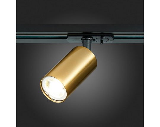 ST300.206.01 Св-к трек. Золотистый GU10 1*50W  IP20 L100xW54xH142 220V Без ламп