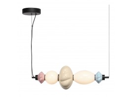SL6134.423.01 Светильник подвесной ST-Luce черный/синий, желтый, розовый, опаловый LED 1*18W 3000K