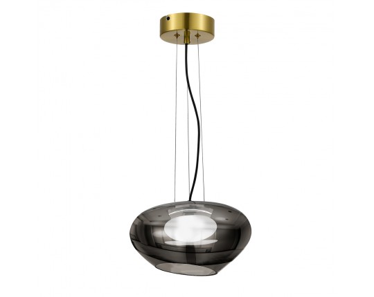 SL6019.303.01 Светильник подвесной ST-Luce Латунь/Дымчатый, Белый LED 1*10W 3000K