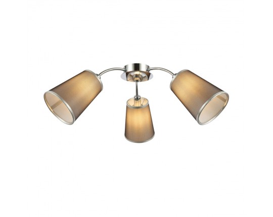 SLE103002-03 Светильник потолочный Хром/Черный E14 3*40W