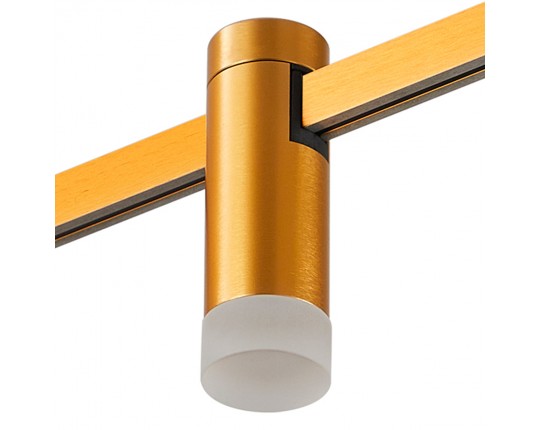 ST812.206.03 Магнитный трековый светильник FARM Золотистый LED 1*3W 3000K 93Lm Ra90 120 IP20 D29xH90