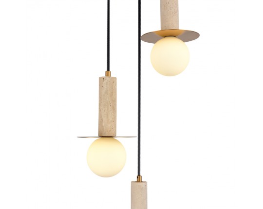 SL1194.303.03 Светильник подвесной ST-Luce латунь/белый G9 3*5W 4000K