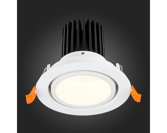 ST705.548.10 Св-к встр. Белый LED 1*10W 4000K 750Lm Ra>90 38° IP20 D102xH85 170-240V