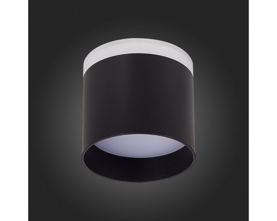 ST102.442.09 Светильник потолочный Черный LED 1*9W 4000K 702Lm Ra>80 120° IP20 D79xH75 170-240V