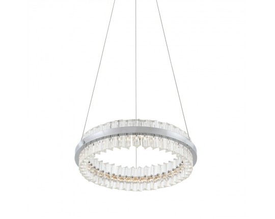 SL383.103.01 Светильник подвесной ST-Luce Хром/Хром, Прозрачный LED 1*34W 3000K