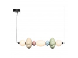 SL6134.443.01 Светильник подвесной ST-Luce черный/зеленый, розовый, желтый, синий, опаловый LED 1*24