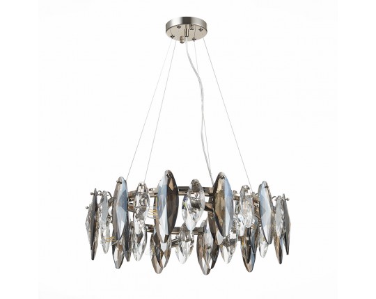 SL1227.103.08 Люстра подвесная ST-Luce Никель/Прозрачный E14 8*40W