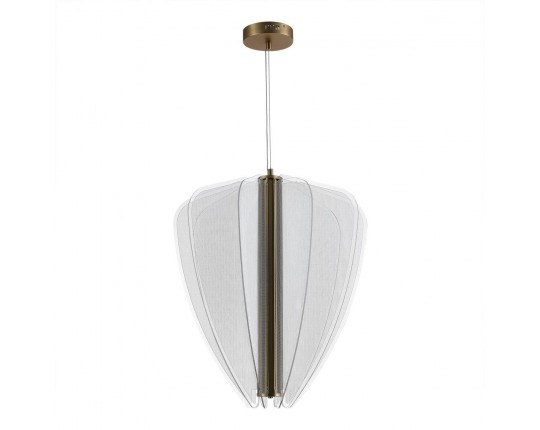 SL6509.213.01 Светильник подвесной ST-Luce Золотистый/Прозрачный LED 1*75W 4000K