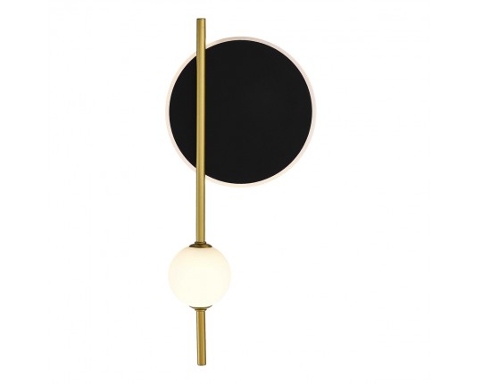 SL6507.431.02 Светильник настенный ST-Luce Шампань, Черный/Белый LED 1+1*9+4W 4000K