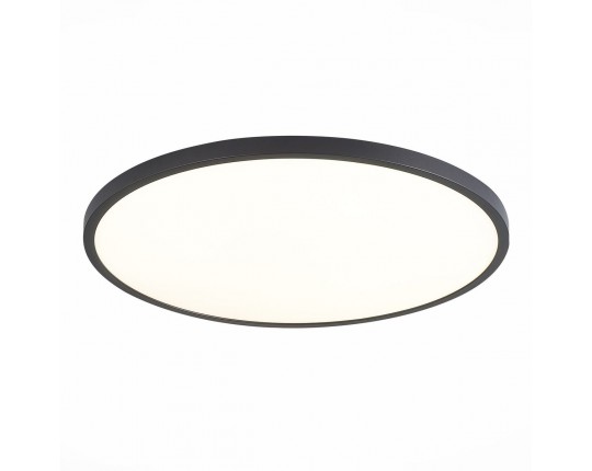 ST601.432.18 Светильник потолочный Черный LED 1*18W 3000K 1 620Lm Ra>90 120° IP20 D225xH25 180-240V