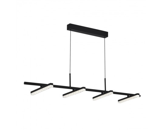 SL1018.403.04 Светильник подвесной ST-Luce черный/прозрачный LED 1*32W 4000K