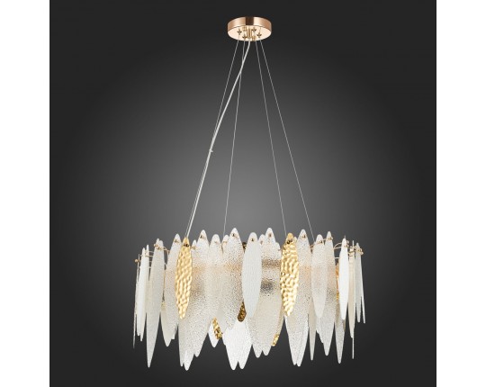 SL1224.203.08 Люстра подвесная ST-Luce Золотистый/Прозрачный, Белый E14 8*60W