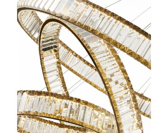 SL1622.303.03 Люстра подвесная ST-Luce Латунь/Прозрачный LED 1*122W 4000K