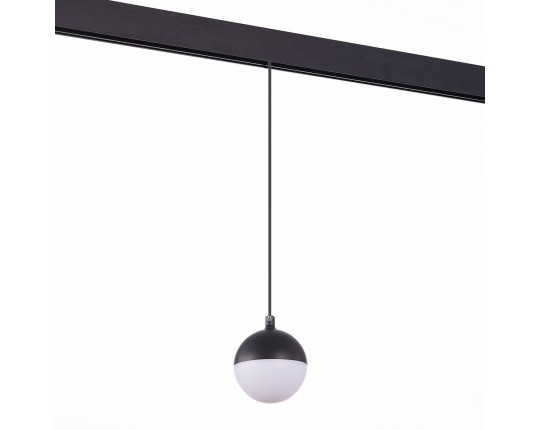 ST358.433.07 Магнитный трековый светильник подвесной Черный LED 1*7W 3000K 520Lm Ra>80 120° IP20 D90