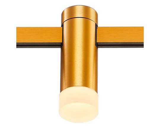 ST812.206.03 Магнитный трековый светильник FARM Золотистый LED 1*3W 3000K 93Lm Ra90 120 IP20 D29xH90