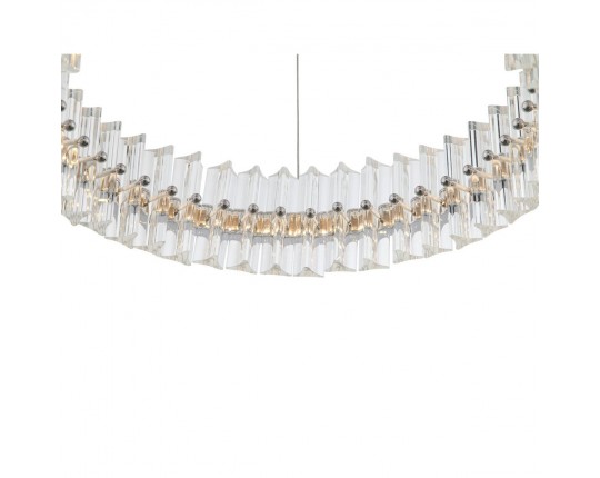 SL383.103.01 Светильник подвесной ST-Luce Хром/Хром, Прозрачный LED 1*34W 3000K