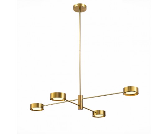 SL6504.302.04 Светильник потолочный ST-Luce Латунь/Латунь LED 4*5W 3000K